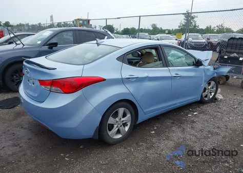 2013 Hyundai Elantra Gls z USA, uszkodzony, nr VIN KMHDH4AE6DU555735